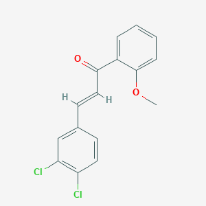 molecular formula C16H12Cl2O2 B12759374 2'-Methoxy-3,4-dichlorochalcone CAS No. 1292806-72-4