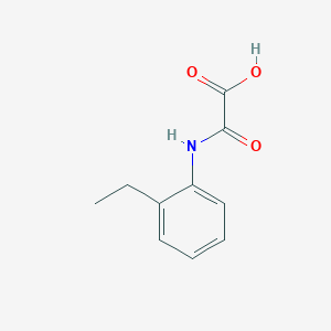 [(2-Ethylphenyl)amino](oxo)acetic acid