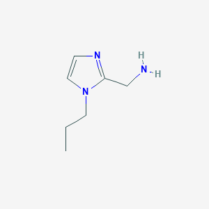 molecular formula C7H13N3 B1275949 (1-Propylimidazol-2-yl)methanamine CAS No. 886498-05-1