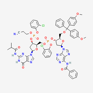 molecular formula C67H63Cl2N11O16P2 B12759508 Einecs 278-844-6 CAS No. 78111-52-1