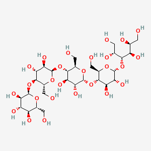 molecular formula C30H54O26 B12759596 Maltopentaitol CAS No. 39026-61-4