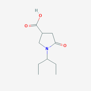 1-(1-Ethylpropyl)-5-oxopyrrolidine-3-carboxylic acid