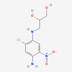 molecular formula C9H12ClN3O4 B12759626 HC Red NO. 10 CAS No. 95576-89-9