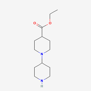 molecular formula C13H24N2O2 B1275969 [1,4']Bipiperidinyl-4-carboxylic acid ethyl ester CAS No. 344779-08-4