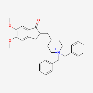 molecular formula C31H36NO3+ B12759694 Donepezilbenzyl cation CAS No. 845252-34-8