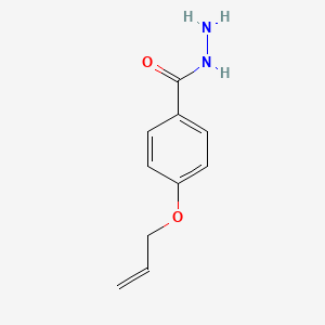 molecular formula C10H12N2O2 B1275975 4-(Allyloxy)benzohydrazide CAS No. 90480-14-1