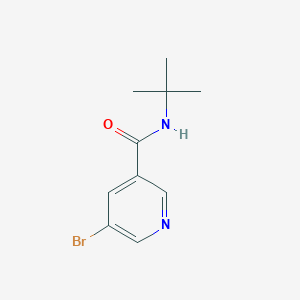 molecular formula C10H13BrN2O B1275989 5-Bromo-N-tert-butylnicotinamide CAS No. 342013-78-9