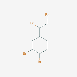 molecular formula C8H12Br4 B127599 1,2-Dibromo-4-(1,2-dibromoethyl)cyclohexane CAS No. 3322-93-8