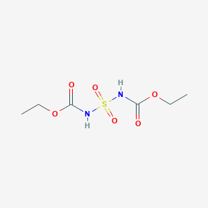 molecular formula C6H12N2O6S B12759940 Diethyl sulfonyldicarbamate CAS No. 56477-47-5