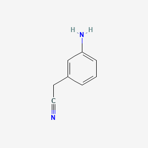 molecular formula C8H8N2 B1276000 2-(3-Aminophenyl)acetonitrile CAS No. 4623-24-9