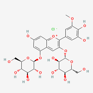 molecular formula C28H33ClO17 B12760020 Petunidin 3,5-diglucoside CAS No. 25846-73-5