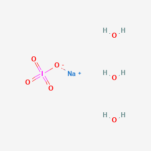 molecular formula H6INaO7 B12760103 Sodium metaperiodate trihydrate CAS No. 13472-31-6