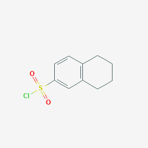 molecular formula C10H11ClO2S B1276011 5,6,7,8-Tetrahydronaphthalene-2-sulfonyl chloride CAS No. 61551-49-3