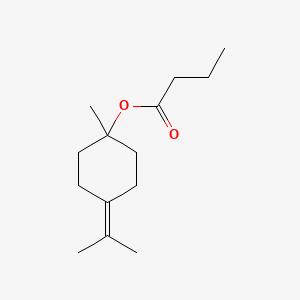 molecular formula C14H24O2 B12760198 gamma-Terpinyl butyrate CAS No. 72596-23-7