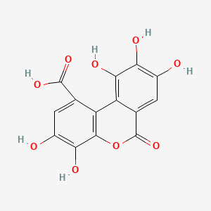 molecular formula C14H8O9 B12760209 Luteic acid CAS No. 476-67-5