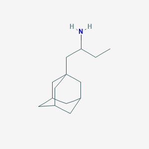 molecular formula C14H25N B1276023 1-(1-Adamantyl)butan-2-amine 