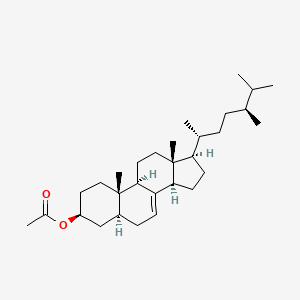 molecular formula C30H50O2 B12760281 gamma-Ergostenol acetate CAS No. 3005-47-8