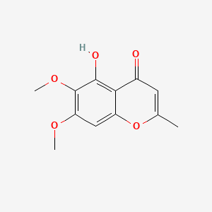 molecular formula C12H12O5 B12760321 Stellatin CAS No. 62995-11-3