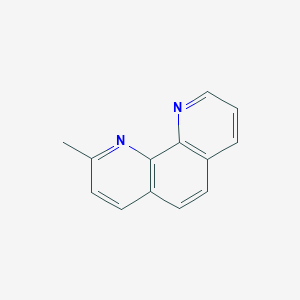 molecular formula C13H10N2 B1276036 2-Methyl-1,10-phenanthroline CAS No. 3002-77-5