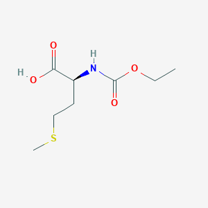 molecular formula C8H15NO4S B12760382 N-Carbethoxy-L-methionine CAS No. 5700-77-6