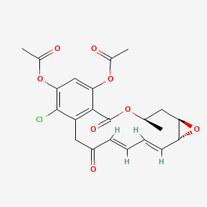 molecular formula C22H21ClO8 B12760444 Unii-7rfi99H6PP 