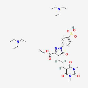 molecular formula C33H50N6O9S B12760471 Einecs 279-004-1 CAS No. 78902-53-1