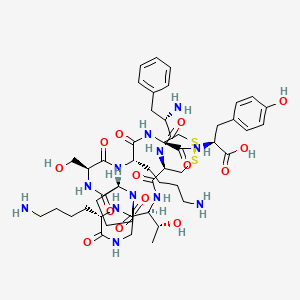 molecular formula C50H74N12O14S2 B12760514 Cdr2.ame(45-50) CAS No. 174490-49-4