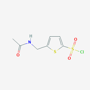 5-(acetamidomethyl)thiophene-2-sulfonyl Chloride