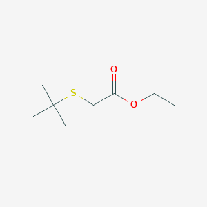 molecular formula C8H16O2S B1276066 Ethyl (tert-butylthio)acetate CAS No. 60178-20-3
