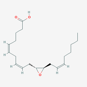 molecular formula C20H32O3 B12760683 11,12-Epoxyeicosatrienoic acid, trans- CAS No. 848760-26-9