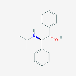 molecular formula C17H21NO B127609 (1S,2R)-2-(Isopropylamino)-1,2-diphenylethanol CAS No. 142508-07-4