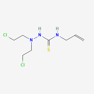 molecular formula C8H15Cl2N3S B12760979 4-Allyl-1,1-bis(2-chloroethyl)-3-thiosemicarbazide CAS No. 92380-19-3