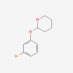 molecular formula C11H13BrO2 B1276101 2-(3-Bromophenoxy)tetrahydro-2H-pyran CAS No. 57999-49-2