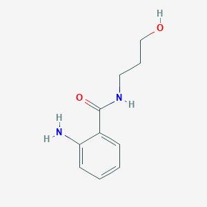 molecular formula C10H14N2O2 B1276102 2-氨基-N-(3-羟基丙基)苯甲酰胺 CAS No. 30739-27-6