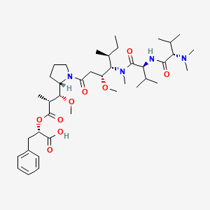 molecular formula C40H66N4O9 B12761033 Symplostatin 3 CAS No. 401625-16-9