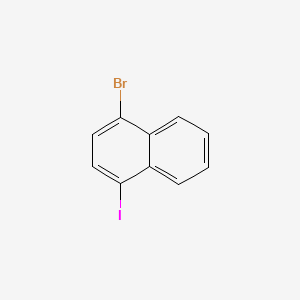 molecular formula C10H6BrI B1276106 1-Bromo-4-iodonaphthalene CAS No. 63279-58-3