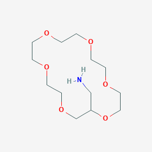 molecular formula C13H27NO6 B1276111 1,4,7,10,13,16-六氧环十八烷-2-甲胺 CAS No. 83585-61-9