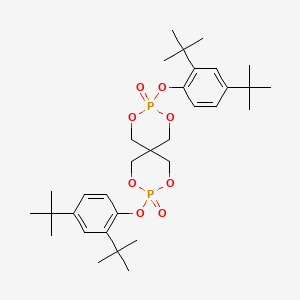 molecular formula C33H50O8P2 B12761113 Bis(2,4-di-tert-butylphenyl) pentaerythritol diphosphate CAS No. 97994-11-1