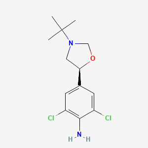 molecular formula C13H18Cl2N2O B12761127 (S)-Cycloclenbuterol CAS No. 1279710-43-8