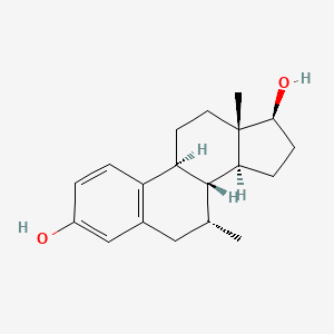 molecular formula C19H26O2 B12761157 7alpha-Methylestradiol CAS No. 10448-97-2
