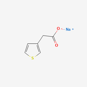 molecular formula C6H5NaO2S B12761202 Sodium 3-thiophenacetate CAS No. 149698-19-1