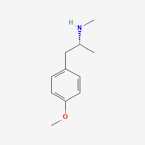 molecular formula C11H17NO B12761218 4-Methoxymethamphetamine, (R)- CAS No. 251321-76-3