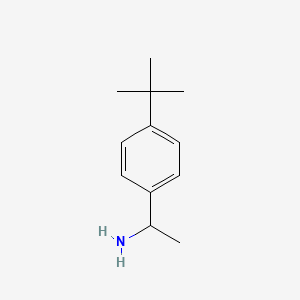 molecular formula C12H19N B1276125 1-(4-Tert-butylphenyl)ethanamine CAS No. 89538-65-8