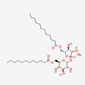 molecular formula C36H66O13 B12761356 Sucrose 6,6'-dilaurate CAS No. 20881-06-5