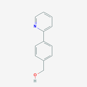 molecular formula C12H11NO B127614 (4-(吡啶-2-基)苯基)甲醇 CAS No. 98061-39-3