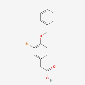 2-(3-Bromo-4-phenylmethoxyphenyl)acetic acid