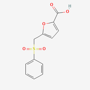 5-[(Phenylsulfonyl)methyl]-2-furoic acid