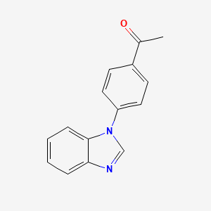1-[4-(1H-benzimidazol-1-yl)phenyl]ethanone
