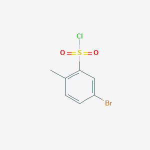 molecular formula C7H6BrClO2S B1276150 5-Bromo-2-methylbenzene-1-sulfonyl chloride CAS No. 69321-56-8