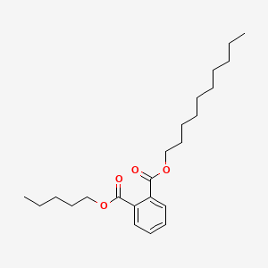 molecular formula C23H36O4 B12761547 Pentyl decyl phthalate CAS No. 7493-81-4